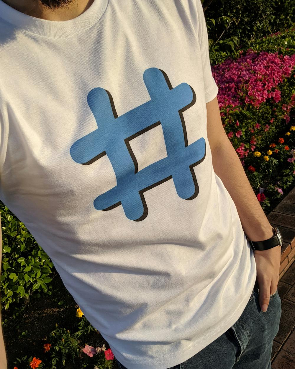 ハッシュタグ リッキー ミラーのオリジナルtシャツ ハッシュタグ リッキー ミラーのオリジナルtシャツ